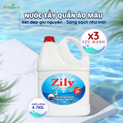 Nước Tẩy Quần Áo Màu Zily Chai 4.7Kg