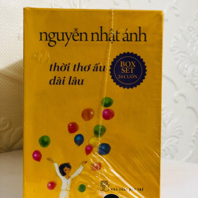 BOXSET NGUYỄN NHẬT ÁNH 24 CUỐN - THỜI THƠ ẤU DÀI LÂU - VÀNG ẤM ÁP