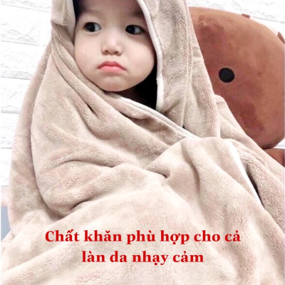 Khăn tắm lông cừu Hàn Quốc siêu mềm mịn , chống thấm tốt  ,  dày mềm mịn   ,  loại vải cao cấp , nhẹ nhàng  và   êm ái khi sử dụng 