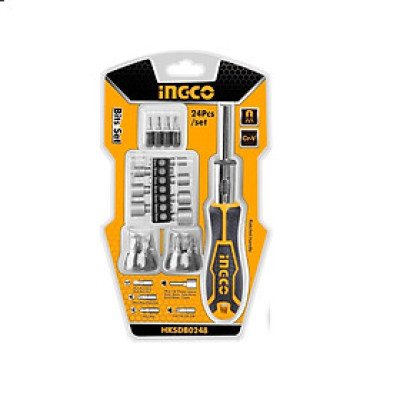 BỘ TUỐC NƠ VÍT ĐA NĂNG 24 CHI TIẾT INGCO HKSDB0248 - HÀNG CHÍNH HÃNG