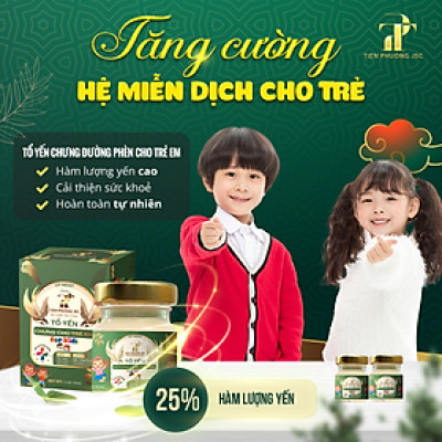 Tổ yến chưng cho trẻ em - Tiến Phương JSC (70 ml/hũ)