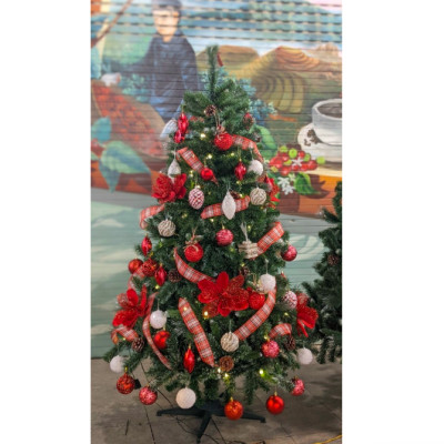 Set 24 quả châu trang trí noel, quả trang trí cây thông - Cây giả, hoa lụa Decor trang trí nhà cửa