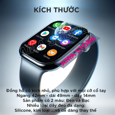 Đồng hồ gắn sim Thông minh Android Kết nối Wifi 4G Bluetooth có CHPlay camera xoay 180 mạng xã hội Za lo FB Tele xem phim giải tri choi game AMA Watch S16 Ram 2G bộ nhớ 32Gb Hàng chính hãng