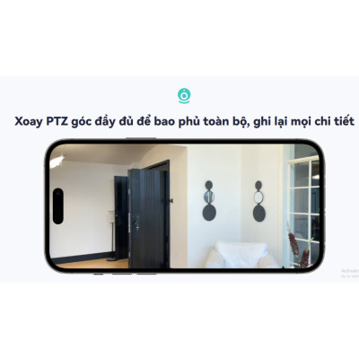 Camera IP wifi trong nhà quay quét MEARI S1 Plus 3M, Đàm thoại 2 chiều, phát hiện chuyển động và dáng người, có cổng LAN - Hàng chính hãng