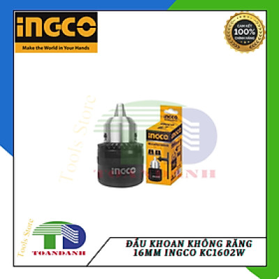 Đầu khoan không răng 16mm INGCO KC1602W