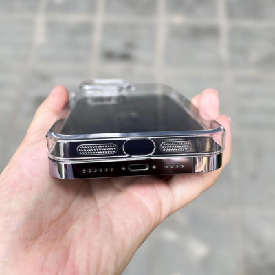 Ốp Lưng Iphone Trong Suốt LIKGUS Siêu Mỏng Chống Ố SlimCase Lưng Cứng cho IP 17 15 16 Pro Max - Hàng chính hãng