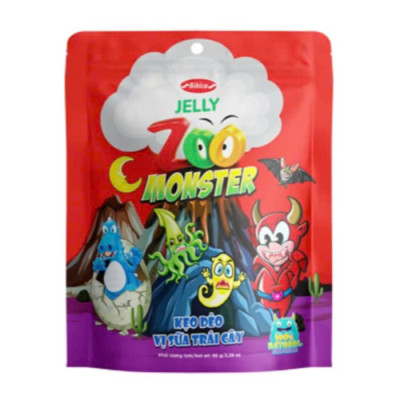 Kẹo Dẻo Zoo Monster Bibica 24g