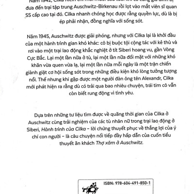 Sách - Hành Trình Của Cilka - Phần Tiếp Theo Của Thợ Xăm Ở Auschwitz
