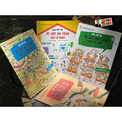 (Trọn bộ 4 cuốn - Bìa mềm in màu toàn bộ) BỘ SÁCH 365 NGÀY AN TOÀN CHO BÉ- Park Eun-Gyung - Kim Nam-Kyoon minh họa - Thái Hà- NXB Hà Nội