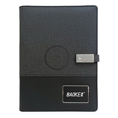 Sổ tay tích hợp sạc dự phòng (8.000 mah) + USB (16GB)-BAOKE/NB2725