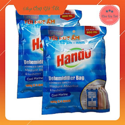 Combo 2 túi 4 gói hút ẩm chống mốc dạng treo dùng cho tủ quần áo,tủ giầy (Gói180Gr),giúp hút ẩm quần áo tránh bị ẩm mốc