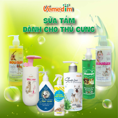 Vemedim Smell Master -Khử mùi diệt khuẩn 99.9% trên da, lông thú cưng, chai 220ml