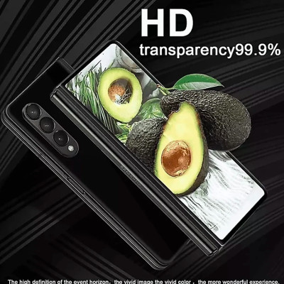 Miếng dán kính cường lực màn hình trước cho Samsung Galaxy Z Fold 7 , Z Fold 6 full 9D hiệu Kuzoom - Hàng nhập khẩu