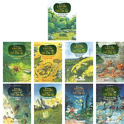 Sách - Truyện Tranh Khoa Học Về Các Loài Côn Trùng - Combo 9 Cuốn - Đinh Tị Books