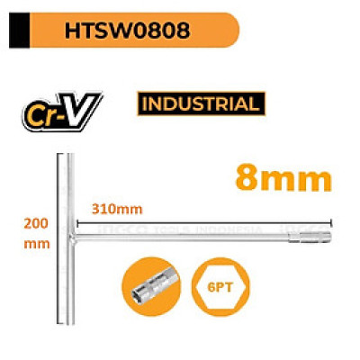 [CHÍNH HÃNG] Chìa vặn chữ T 8mm HTSW0808 INGCO