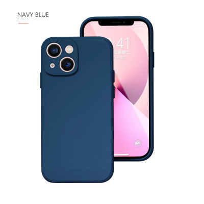 Ốp lưng silicon case cho iPhone 13 Mini chống bám bẩn mặt lưng siêu mềm mịn, có gờ bảo vệ camera - hàng nhập khẩu