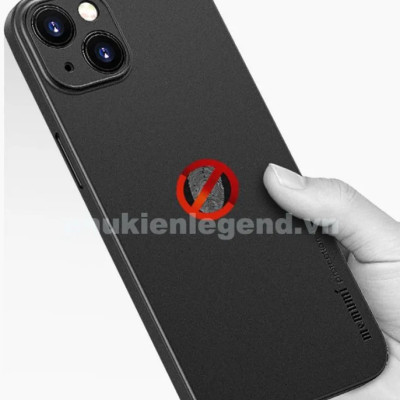 Ốp lưng nhám siêu mỏng 0.3mm cho iPhone 15, 15 Plus, 15 Pro, 15 Pro Max hiệu Memumi Slim - mặt lưng chống trượt, chống bám bẩn - Hàng chính hãng