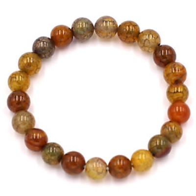 Chuỗi tay đá vân rồng 6 ly 22 hạt (132mm)