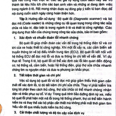 Sách Điều khiển bằng máy tính trên ô tô châu âu và châu á ( chẩn đoán, sữa chữa)