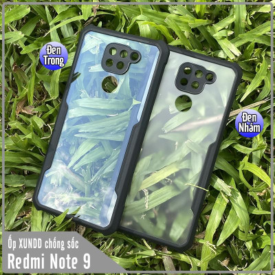 Ốp lưng cho Xiaomi Redmi Note 9 - Redmi 10X 4G chống sốc trong viền nhựa dẻo XunDD - Hàng Nhập Khẩu
