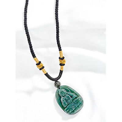 Mặt dây chuyền phật bản mệnh đá chalcedony - Ngọc Quý Gemstones