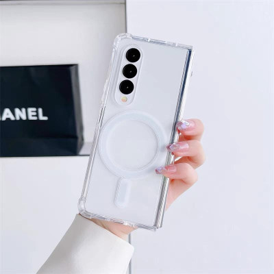 Ốp Lưng Từ Tính Cho Samsung Galaxy Z FOLD 6 / Z FOLD 5 / Z FOLD 4 / Z FLIP 5 / Z FLIP 4 / Z FLIP 3 Từ Tính Trong Suốt