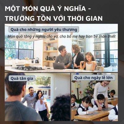 Hộp quà tặng đũa inox 316 DandiHome cao cấp mạ Titanium Plated