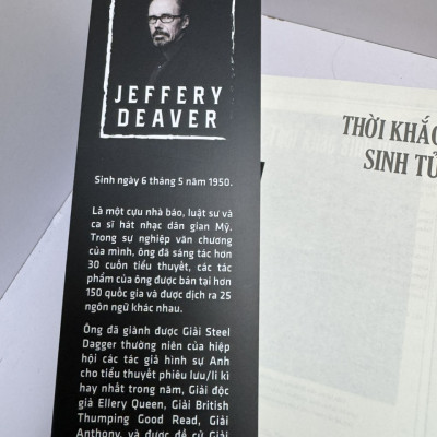 THỜI KHẮC SINH TỬ - Jeffery Deaver – Nguyễn Mai Trang dịch - Bách Việt Book 