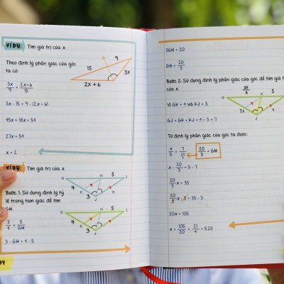 Sách - Sổ tay Hình học - Á Châu Books ( Tiếng Việt, lớp 8 - lớp 12 )