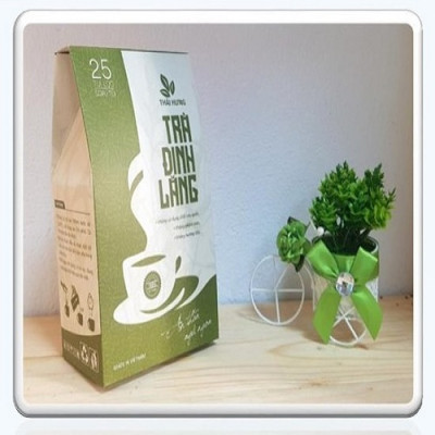 Combo 04 Túi Trà ĐINH LĂNG Thái Hưng  An thần, giảm stress, ngủ ngon 25 túi lọc 5g