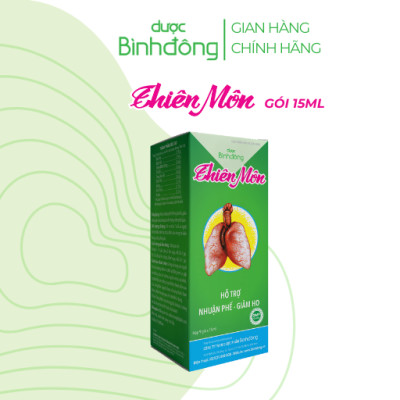 Thiên Môn Dược Bình Đông dạng gói 15ml - Giảm ho nhanh chóng, Bổ phổi thật hay