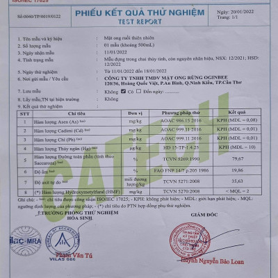 Mật ong ruồi - 500ml, Mật ong tự nhiên quý hiếm, không thể nuôi