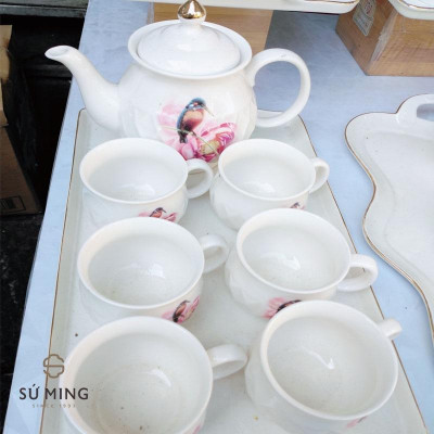Bộ Ấm Chén Uống Trà, Nhiều Mẫu Mã Họa Tiết Đa Dạng