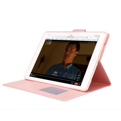 Bao da dạng ví SamSung Galaxy Tab A7 2020 T505, Tab A7 Lite hiệu Hanman có quai cài- Hàng Chính Hãng