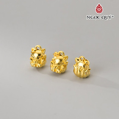 Charm bạc treo hồ ly 9 đuôi - Ngọc Quý Gemstones
