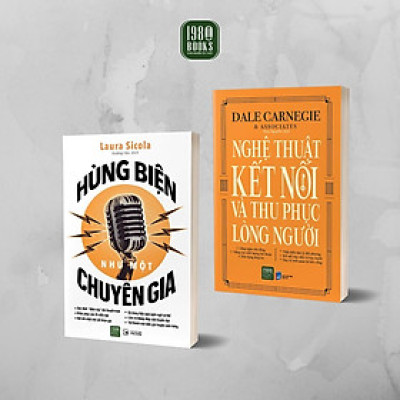 Sách - Combo 2 Cuốn: Hùng Biện Như Một Chuyên Gia + Nghệ Thuật Kết Nối Và Thu Phục Lòng Người - 1980 Books