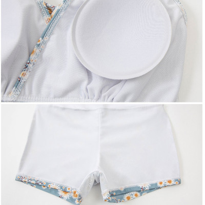 Đồ bơi liền thân nữ cao cấp, dáng váy lưng trần đan dây sexy, gam màu vintage xinh xắn, chất thun bơi lạnh Lycra đẹp dày dặn | KT073