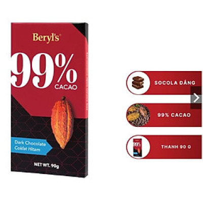  Socola đắng không đường Beryl