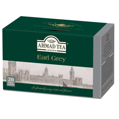 TRÀ AHMAD ANH QUỐC - BÁ TƯỚC (40g) - Earl Grey - Khách sạn, nhà hàng tiện dùng do có bao thiếc riêng