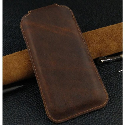 Bao Da Rút cho Iphone 12 Pro Max 13 Pro Max 14 Pro Max Có Quai Cài Da Bò Sáp