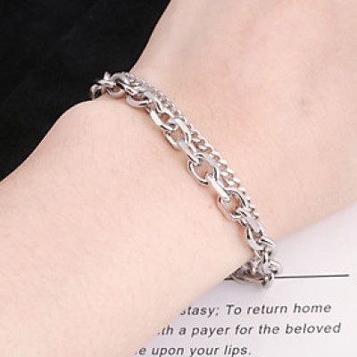 Lắc tay vòng tay mix chain cá tính unisex