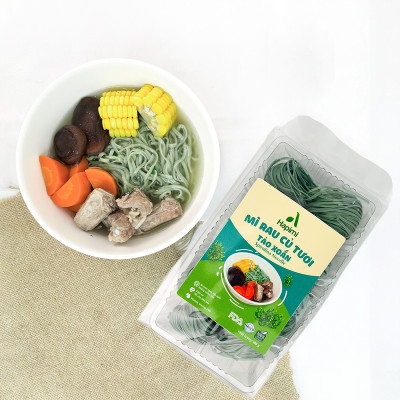 Mì Tảo Xoắn Hapimi 180g - Thực Phẩm Bổ Sung Dinh Dưỡng Cho Cả Gia Đình, Ăn Chay, Healthy, Eatclean