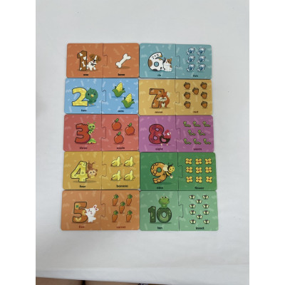 Đồ Chơi Xếp Hình MyndToys My First Puzzle - Numbers & Food Dành Cho Các Bé Trên 2 Tuổi