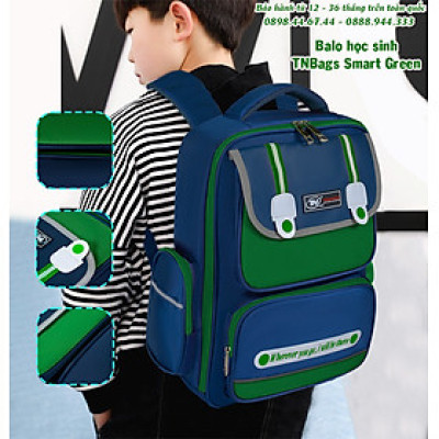 Balo học sinh TNBags Smart Green TN.B 3111, Balo Chống Nước, Bền Màu Hiệu Quả
