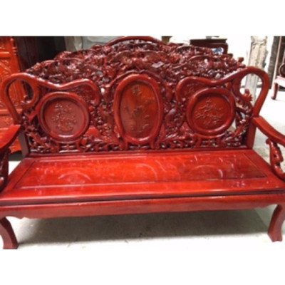 Bàn ghế guột mẫu phượng gỗ nhãn