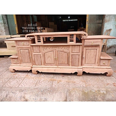 Tủ Sừng trâu gỗ hương đá,kt 217x50x87 kệ tivi nội thất / Đồ Gỗ Thưởng Lan,kệ kê đồ