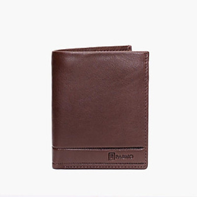 Ví da nam PABNO VF68 Dáng Đứng In Logo Nổi Chính Hãng