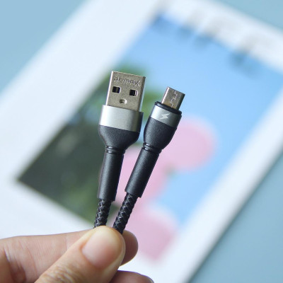 Cáp Sạc Nhanh Micro USB Chính Hãng Remax RC-124m Dòng Sạc Tối Đa 2.4A Truyền Dữ Liệu Dài 1M - Hàng Chính Hãng Remax