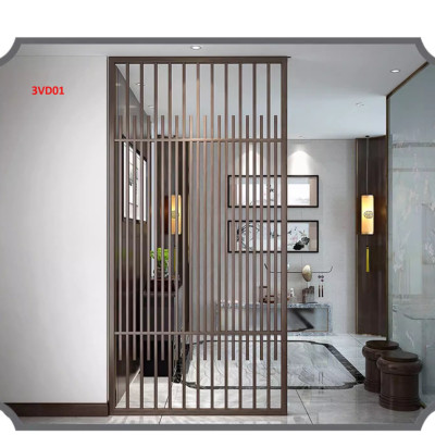 Vách ngăn phòng khách, nhà bếp bằng gỗ 3VD01 - Nội thất lắp ráp Viễn Đông