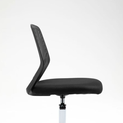 Ghế xoay học sinh nhỏ gọn màu đen CE1037A-M Nội thất Capta Ghế xoay học sinh cấp 1 cấp 2 lưng tựa nhựa nệm vải chân nhựa xoay hàng nhập khẩu hcm